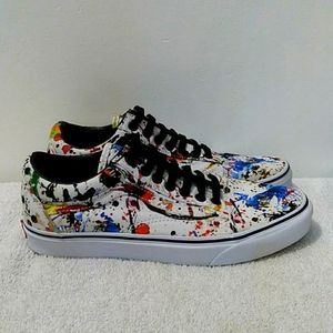 NWOT Paint Splatter Old Skool Vans